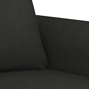 Křeslo černé 60 cm textil - obrázek 6
