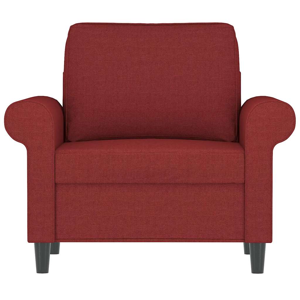 Křeslo vínové 60 cm textil - obrázek 3