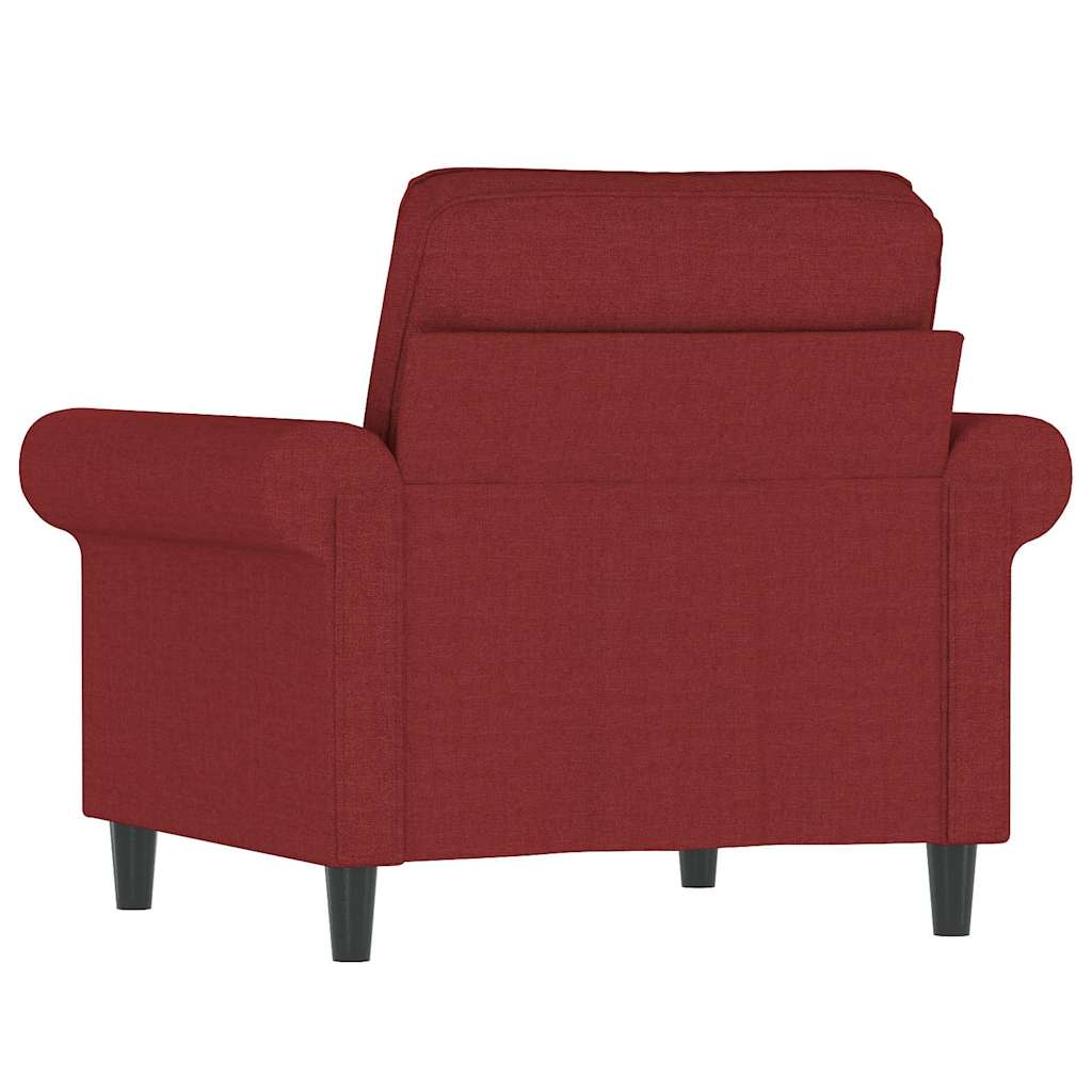 Křeslo vínové 60 cm textil - obrázek 5