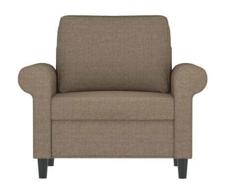 vidaXL Krėslas, taupe spalvos, 60cm, audinys