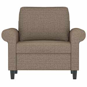 vidaXL Krėslas, taupe spalvos, 60cm, audinys