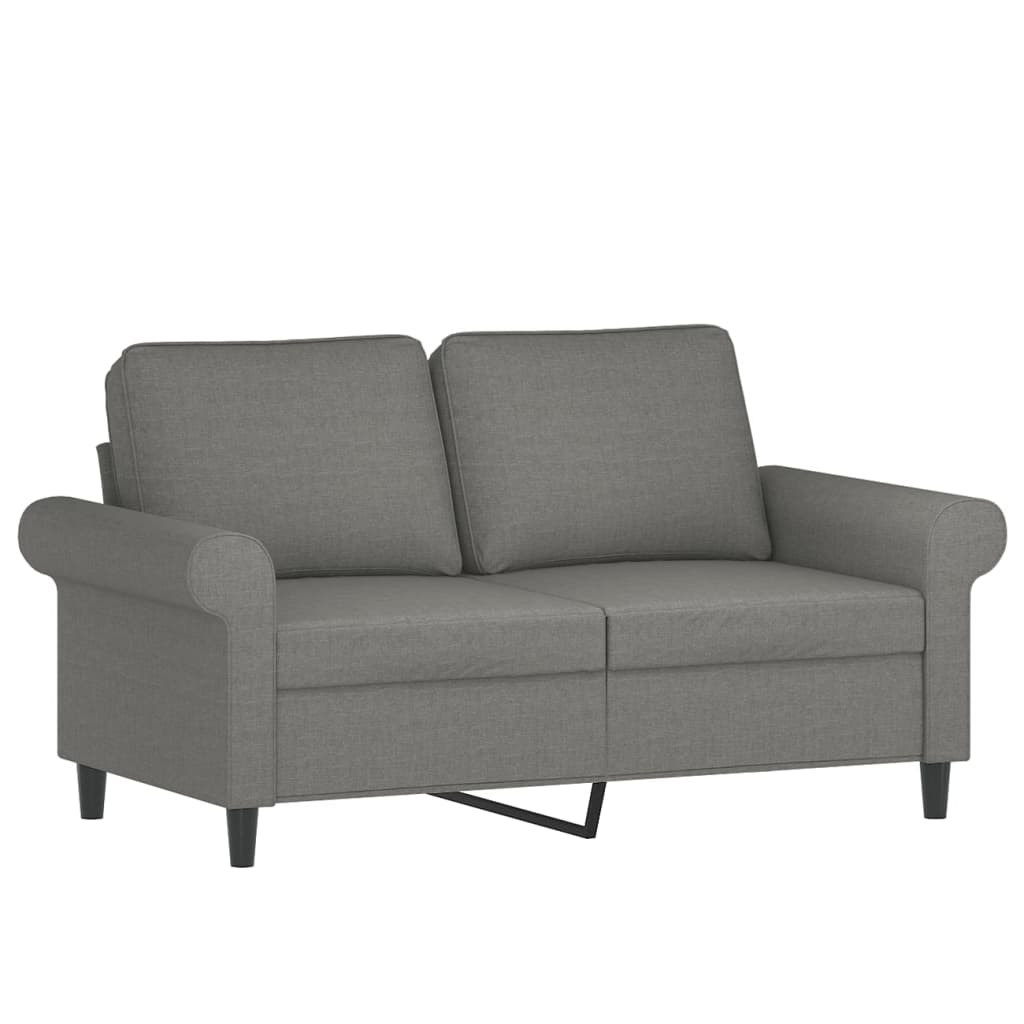 VidaXL 2-Seater Sofa Dark Gray 47.2 Fabric