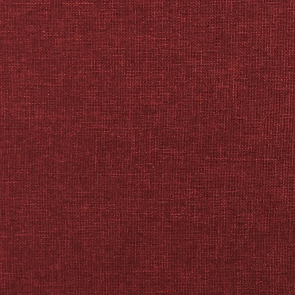Trivietė sofa, raudonojo vyno spalvos, 180cm, audinys | Stepinfit.lt