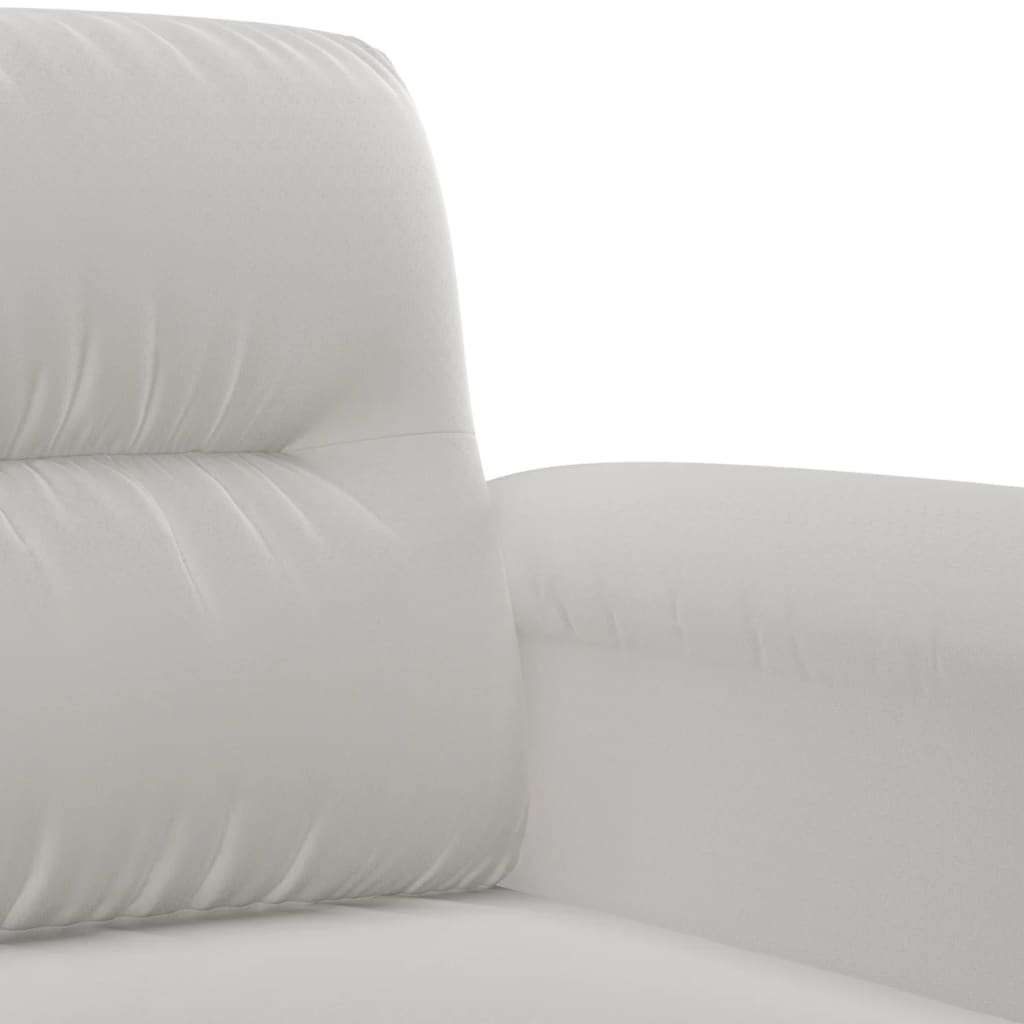 3-Sitzer-Sofa Hellgrau 180 cm Mikrofasergewebe | Stepinfit.de