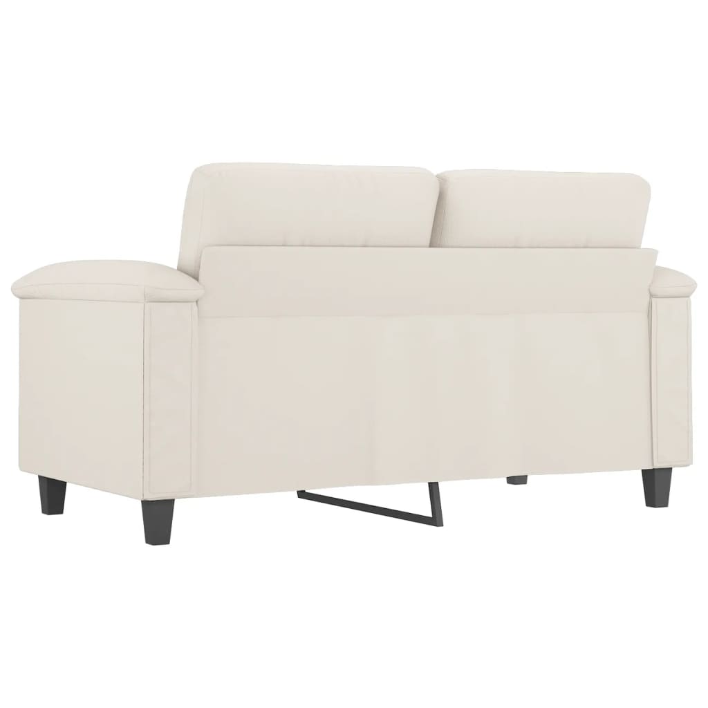 2-Sitzer-Sofa Creme 120 cm Kunstleder | Stepinfit.de