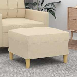 Stolček za noge krem 60x50x41 cm blago