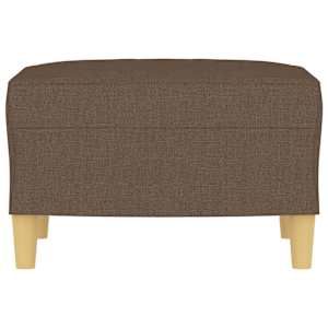 Podnožka hnědá 60 x 50 x 41 cm textil - obrázek 3