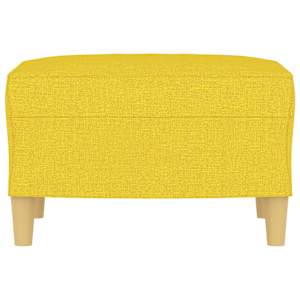 Podnožka světle žlutá 60 x 50 x 41 cm textil - obrázek 3