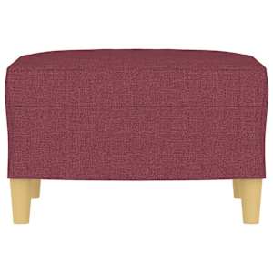 Podnožka vínová 60 x 50 x 41 cm textil - obrázek 3