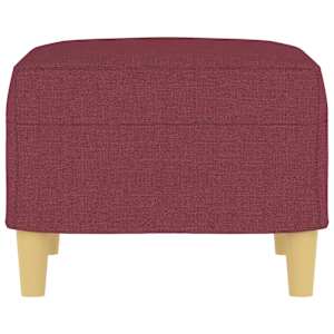 Podnožka vínová 60 x 50 x 41 cm textil - obrázek 4