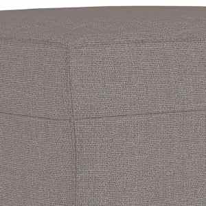 Podnožka taupe 60 x 50 x 41 cm textil - obrázek 5