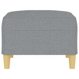 Podnožka světle šedá 70x55x41 cm textil - obrázek 4