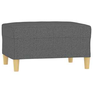 Podnožka tmavě šedá 70 x 55 x 41 cm textil - obrázek 2