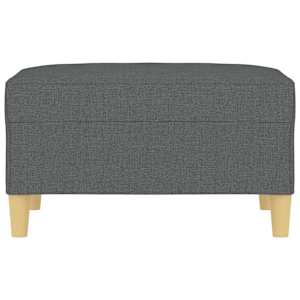 Podnožka tmavě šedá 70 x 55 x 41 cm textil - obrázek 3