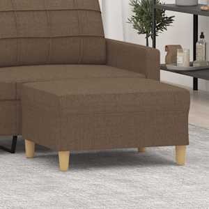 Podnožka hnědá 70x55x41 cm textil - obrázek 1