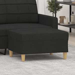 Podnožka černá 70x55x41 cm textil - obrázek 1