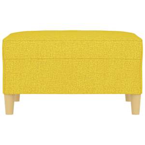 Podnožka světle žlutá 70 x 55 x 41 cm textil - obrázek 3