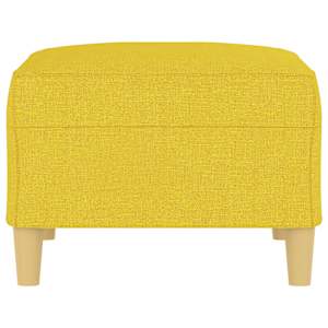 Podnožka světle žlutá 70 x 55 x 41 cm textil - obrázek 4