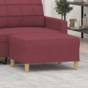 Podnožka vínová 70x55x41 cm textil - obrázek 1