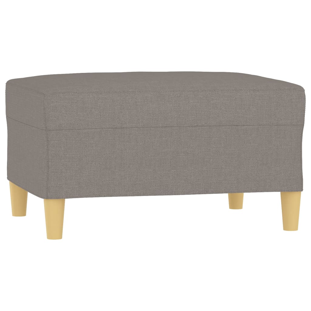 vidaXL Podnožka taupe 70x55x41 cm textil