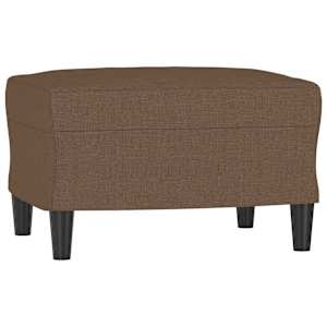 Podnožka hnědá 60 x 50 x 41 cm textil - obrázek 2