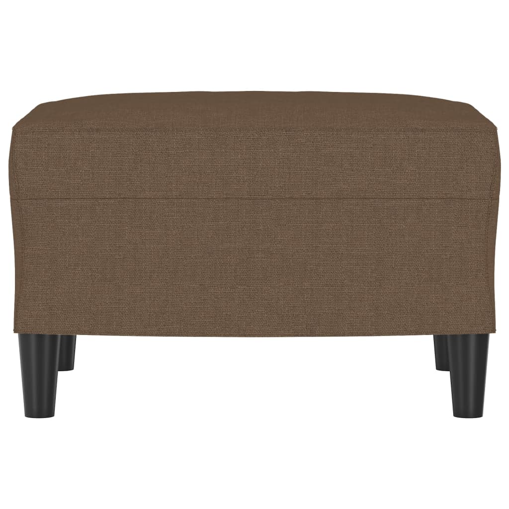 vidaXL Repose-pied Marron 60x50x41 cm Tissu