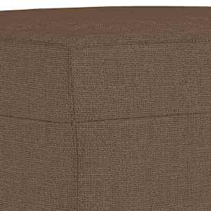 Podnožka hnědá 60 x 50 x 41 cm textil - obrázek 5