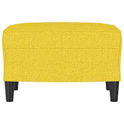 vidaXL Taburet, galben deschis, 60x50x41 cm, material textil