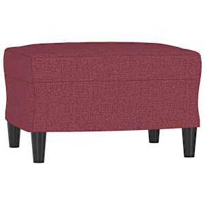 Podnožka vínová 60 x 50 x 41 cm textil - obrázek 2