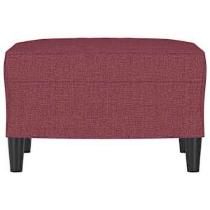 Podnožka vínová 60 x 50 x 41 cm textil - obrázek 3