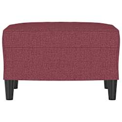vidaXL Taburet, roșu vin, 60x50x41 cm, material textil