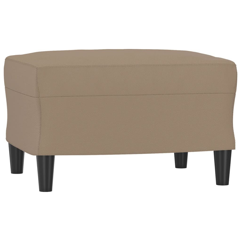 vidaXL Podnožka cappuccino 60 x 50 x 41 cm umělá kůže