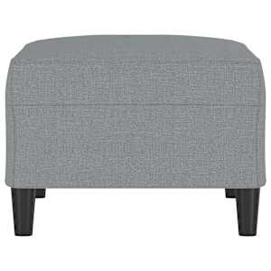Podnožka světle šedá 70x55x41 cm textil - obrázek 4