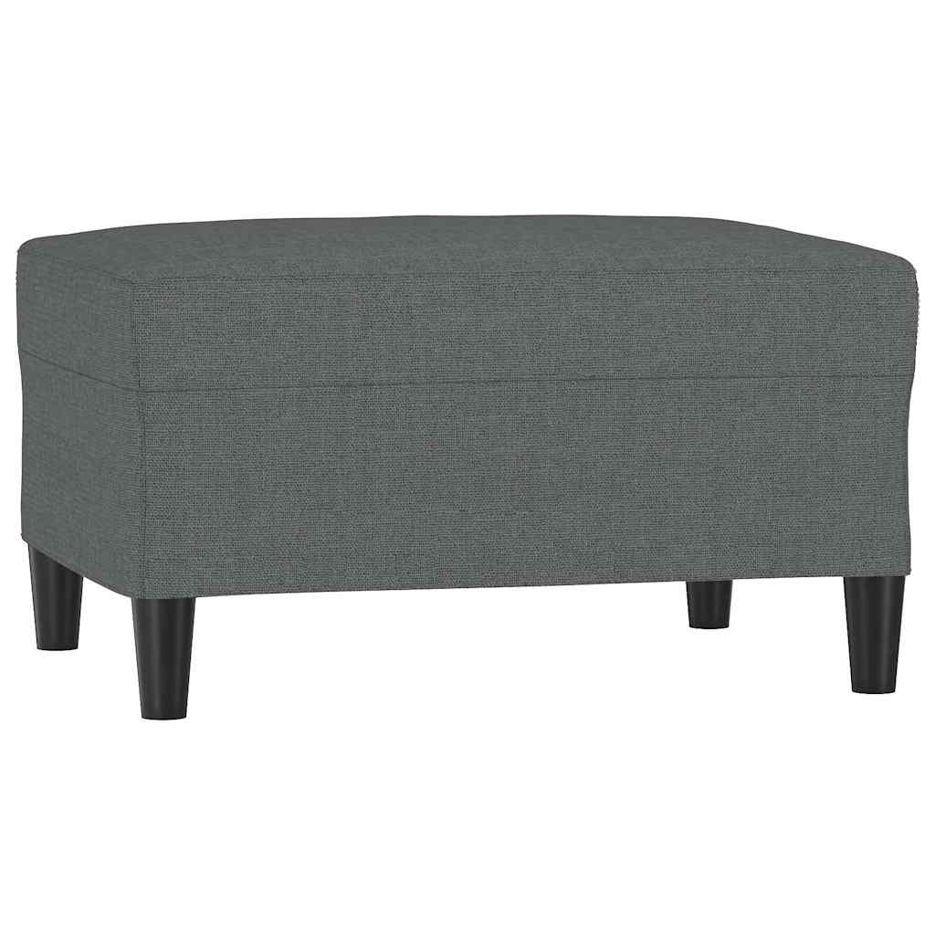 vidaXL Podnožka tmavě šedá 70 x 55 x 41 cm textil