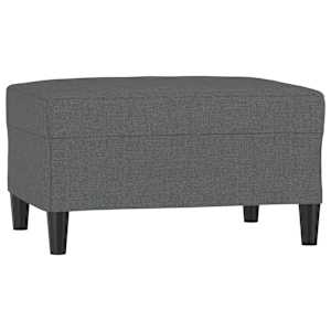 Podnožka tmavě šedá 70 x 55 x 41 cm textil - obrázek 2