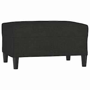 vidaXL jalapink, must, 70 x 55 x 41 cm, samet
