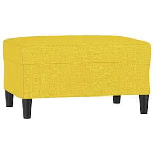 Podnožka světle žlutá 70 x 55 x 41 cm textil - obrázek 2