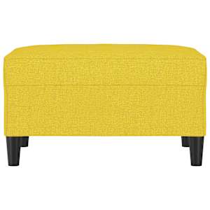 Podnožka světle žlutá 70 x 55 x 41 cm textil - obrázek 3
