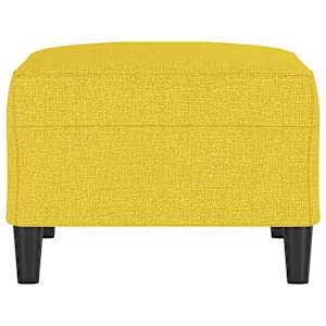 Podnožka světle žlutá 70 x 55 x 41 cm textil - obrázek 4