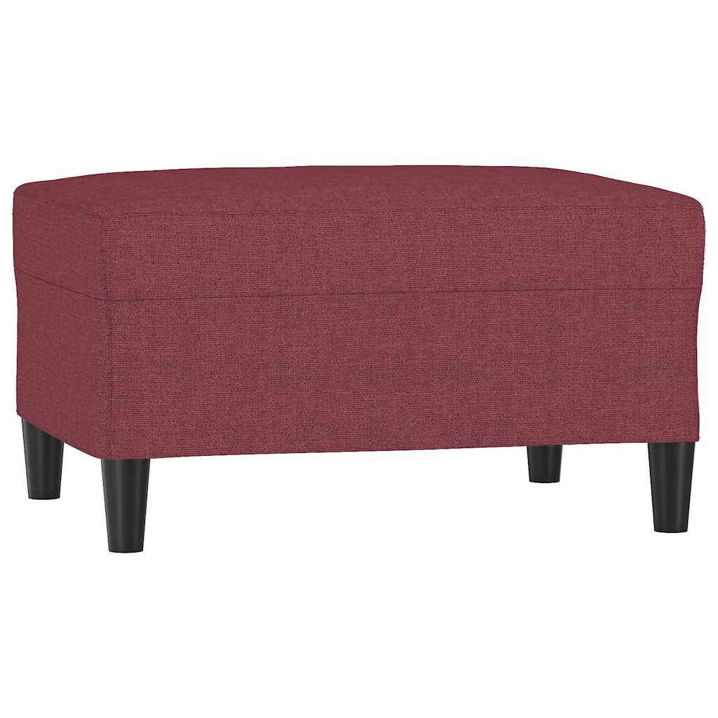 vidaXL Podnožka vínová 70x55x41 cm textil