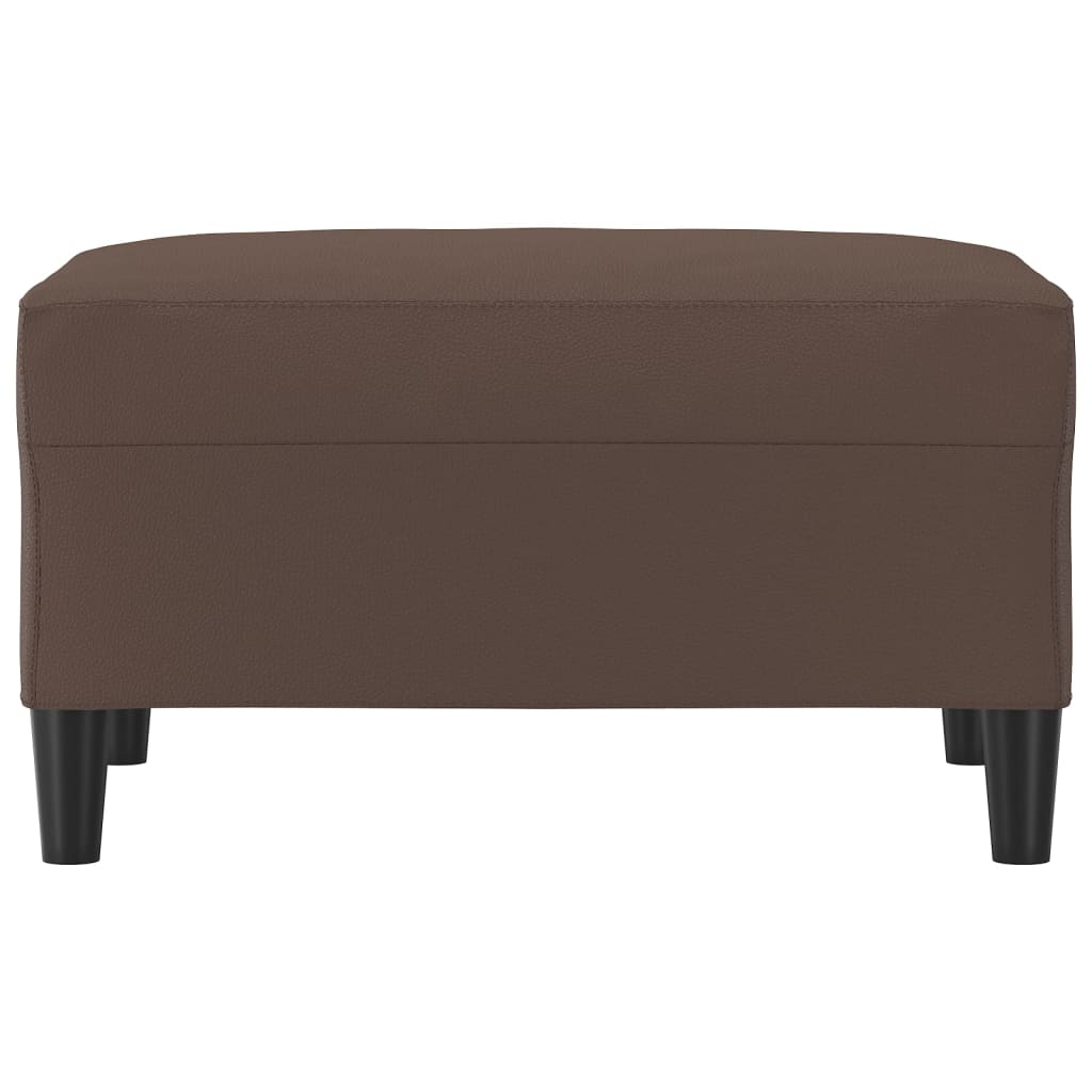 vidaXL Taburet, maro, 70x55x41 cm, piele ecologică