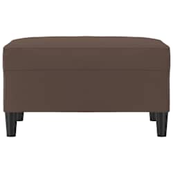 vidaXL Podnožka hned&aacute; 70x55x41 cm umel&aacute; koža