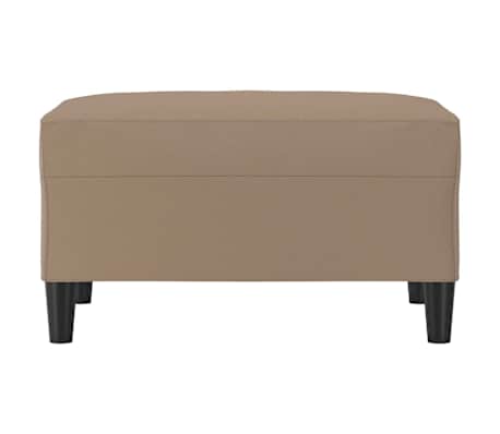 vidaXL Repose-pied Cappuccino 70x55x41 cm Similicuir