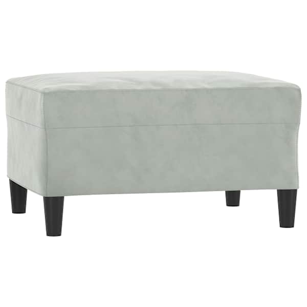 vidaXL jalapink, helehall, 70 x 55 x 41 cm, samet
