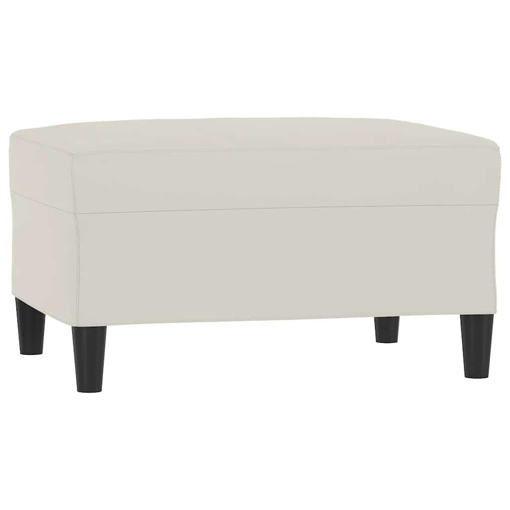 vidaXL Podnožka krémová 70x55x41 cm zamat-image-8720287186281