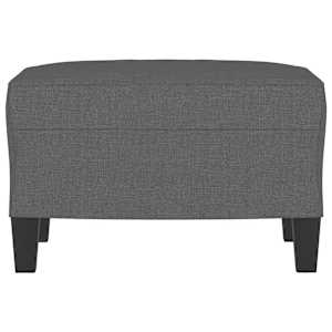 Podnožka tmavě šedá 60 x 50 x 41 cm textil - obrázek 3