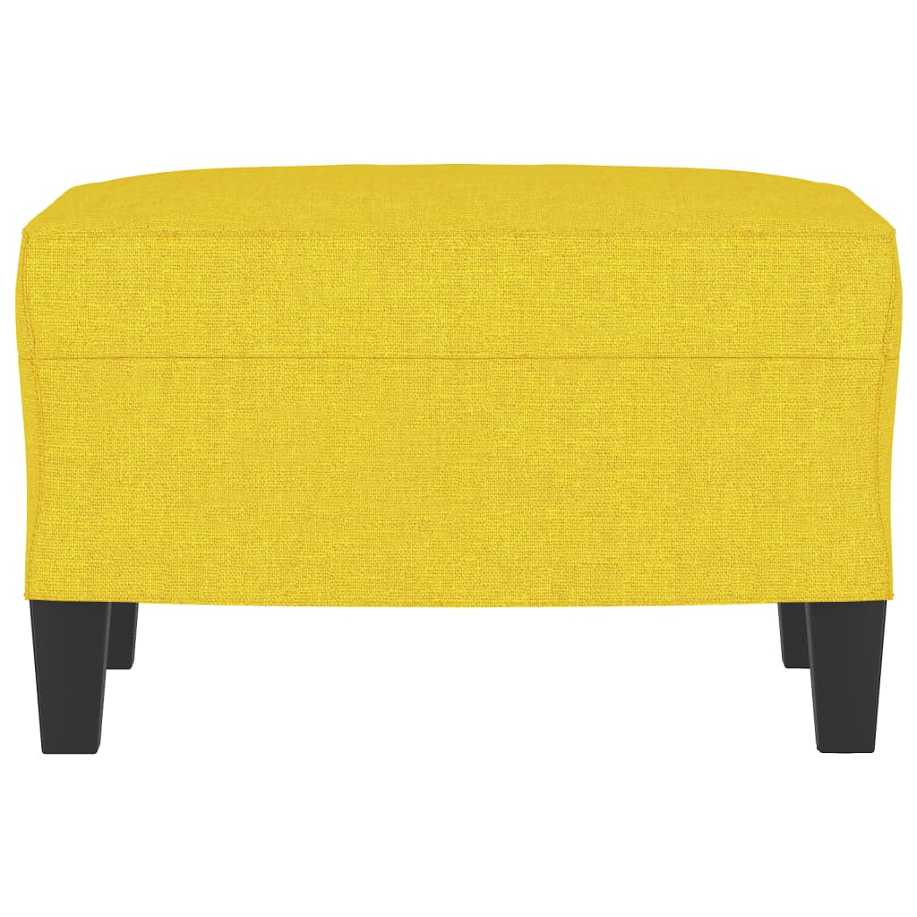 vidaXL Taburet, galben deschis, 60x50x41 cm, material textil