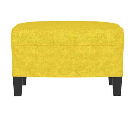 vidaXL Podnožka světle žlut&aacute; 60 x 50 x 41 cm textil