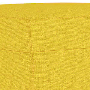 Podnožka světle žlutá 60 x 50 x 41 cm textil - obrázek 5