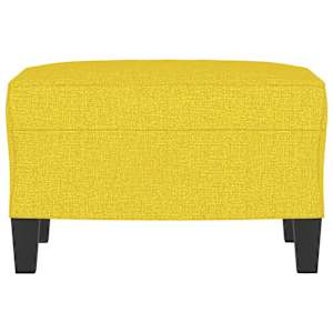 vidaXL Podnožka světle žlut&aacute; 60 x 50 x 41 cm textil